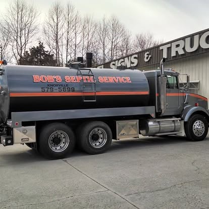 Bob's Septic Service tank truck